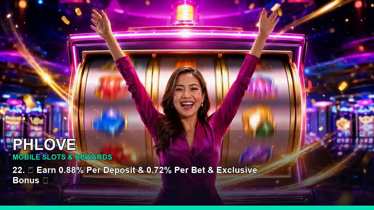 Free-spins slot guide featuring an adult Filipina casino presenter in a bright gaming scene