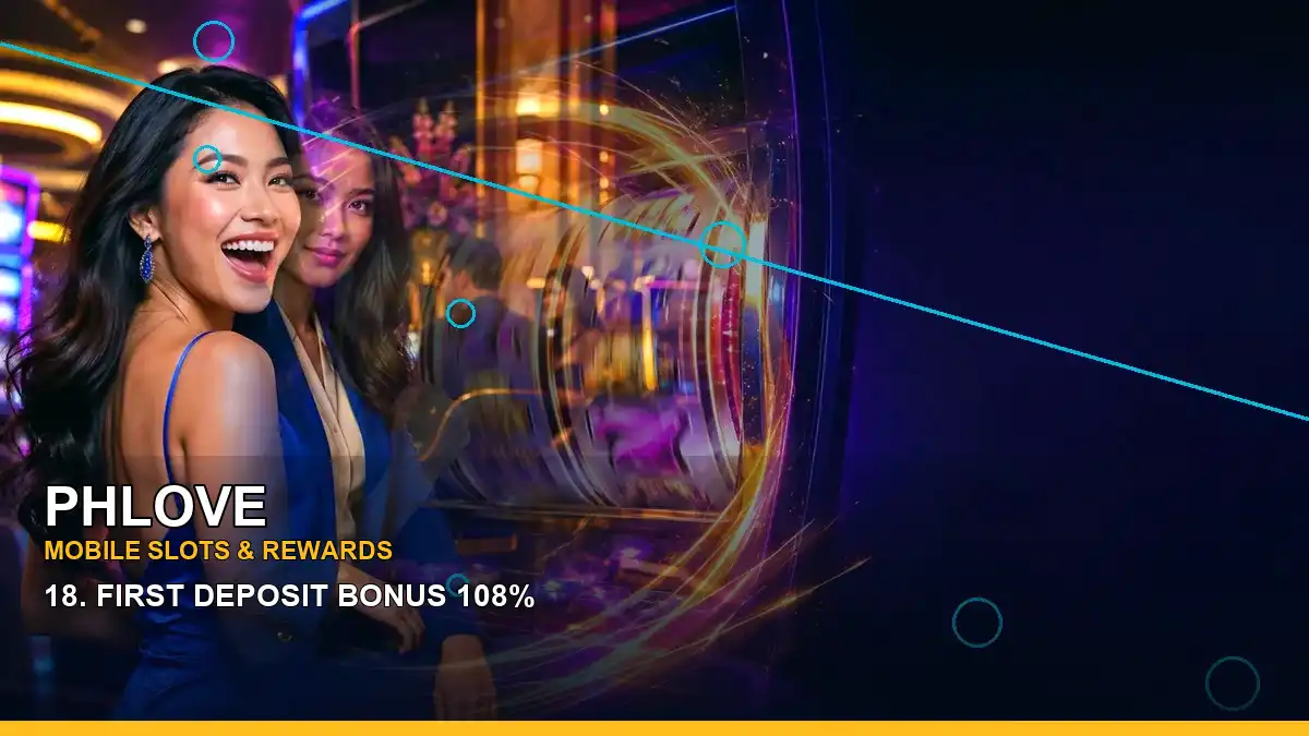 PHLOVE mobile casino guide featuring first-deposit reward information for eligible Philippine players