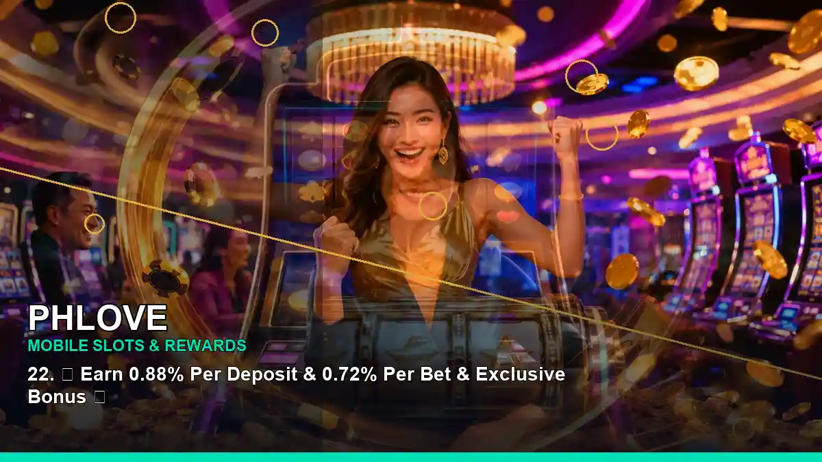 PHLOVE online game guide featuring a premium casino-style design for adult Philippine players